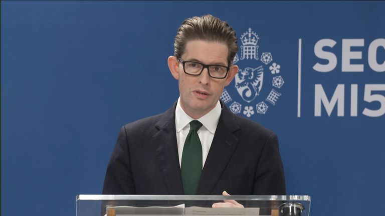 MI5 chief says the terrorist threat concerning him &#39;most&#39; is from Al Qaeda and Islamic State