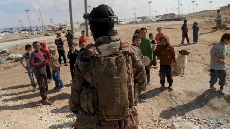 Al Hol camp in Syria 